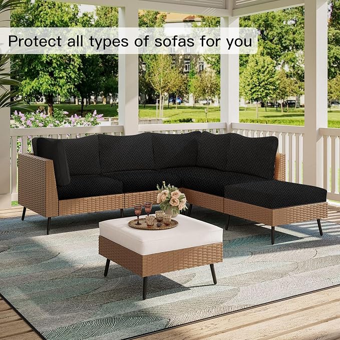 Outdoor Cushion Covers Set, Replacement - Image 4