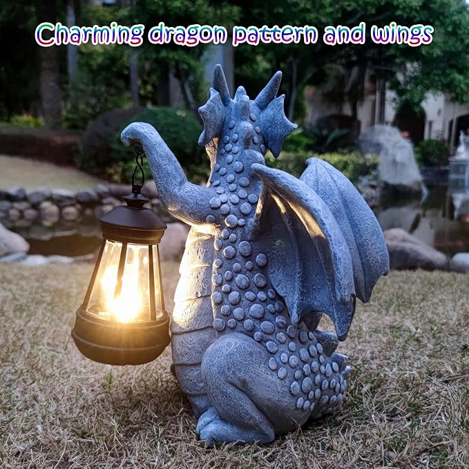 Solar Dragon Garden Statue Decoration - Image 5