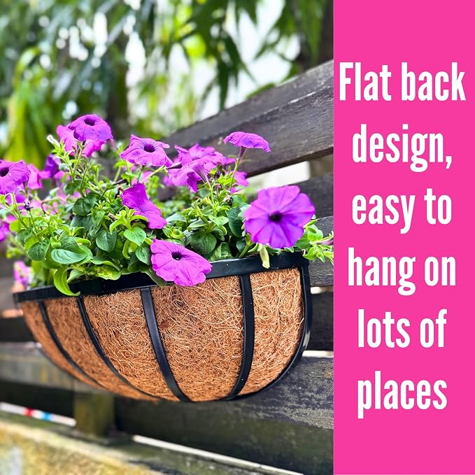 LaLaGreen Wall Planters for Outdoor Plant Deck Railing Planter Boxes for - Image 9