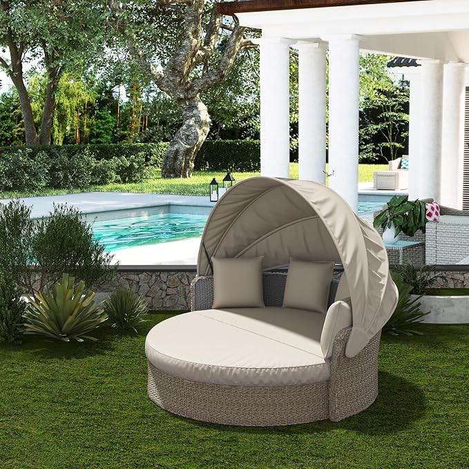 Outdoor Daybed Cushion Cover, Outdoor Waterproof and Fade-Resistant Sun Bed - Image 6