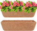 Y&M 2Pcs 24" Trough Coco Fiber Replacement Liner, Pre-Formed Window Deck Coco by YM