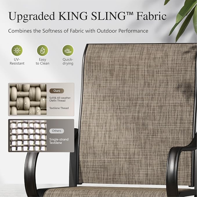 Sophia & William Patio Dining Set Outdoor Dining Set - Image 4