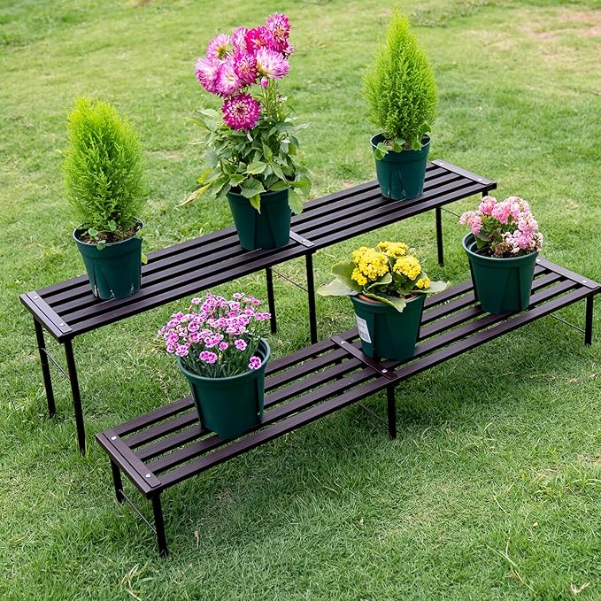Metal Plant Stand, Rust-proof Aluminum Flower Pot Stand, Heavy Duty Planter - Image 7