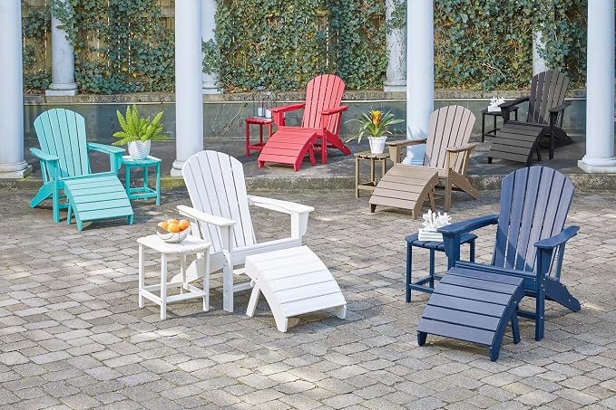 Signature Design by Ashley Sundown Treasure Outdoor Patio HDPE Adirondack Chair - Image 23