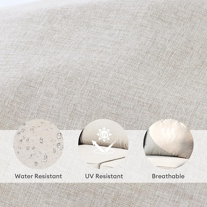 ovios Patio Cushion Covers, Waterproof Cushion Cover - Image 3