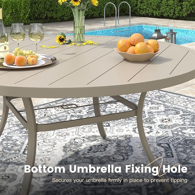 VICLLAX 11 Pieces Patio Outdoor Dining Set - Image 8