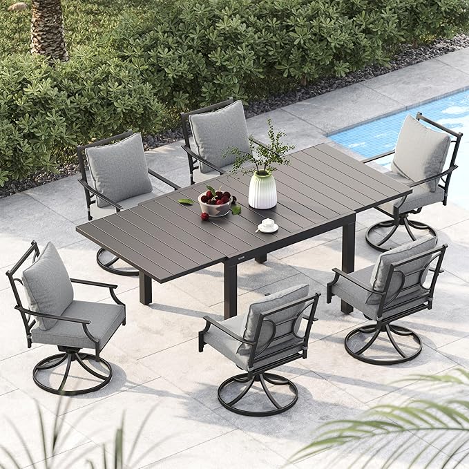 Grand patio 7-Piece Patio Dining Set by GrandPatio