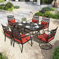 PHI VILLA 7 Pieces Outdoor Dining Set by PHIVILLAThepioneerofcomfortablehouseholdsupplies