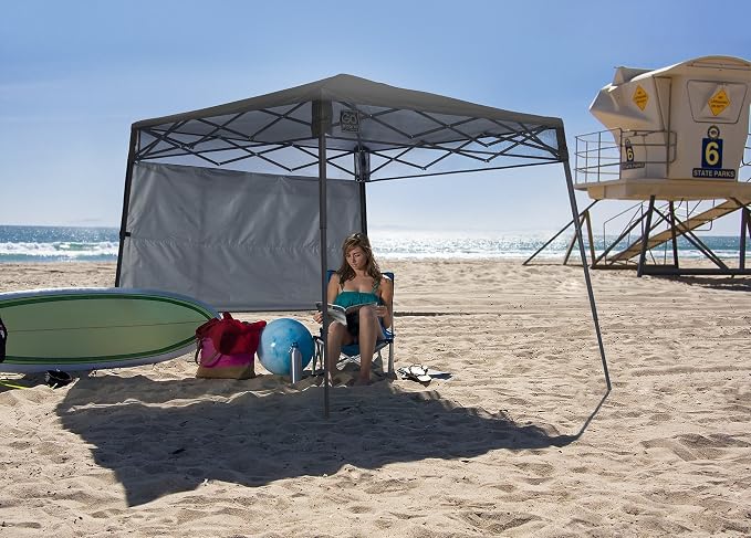 Quik Shade Go Hybrid 6' x 6' Sun Protection Pop-Up Compact and Lightweight 7' x - Image 2