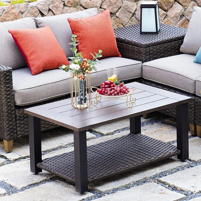 Grand patio Outdoor Coffee Table - Image 9