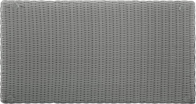 Crosley Furniture Bradenton All Weather Rattan Wicker Outdoor Coffee Table - Image 7