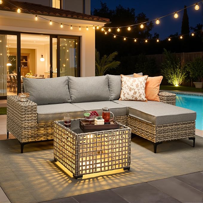 HOOOWOOO Outdoor Sectional Furniture Set by DesignforBetterLife