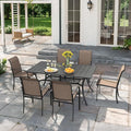 VICLLAX 7 Pieces Patio Outdoor Dining Set by HOME
