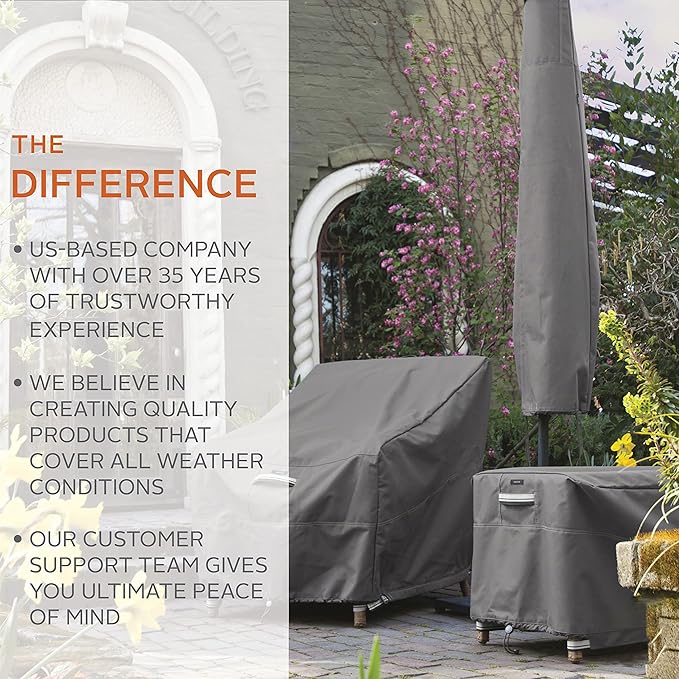 Classic Accessories Ravenna Water-Resistant 32 Inch Rectangular Patio - Image 2