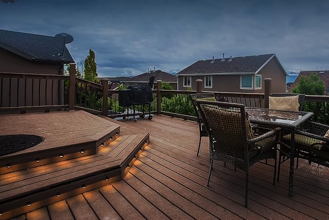 GKOLED 8-Pack Low Voltage LED Deck Lights, Mini Size Eyelid Step Lights - Image 5