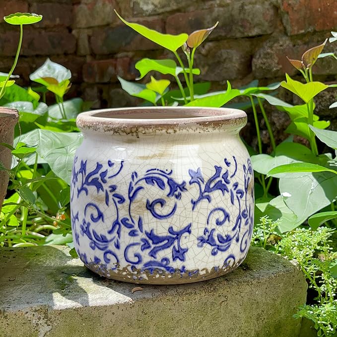 Flower Pot, Vintage Ceramic Pot - Image 5