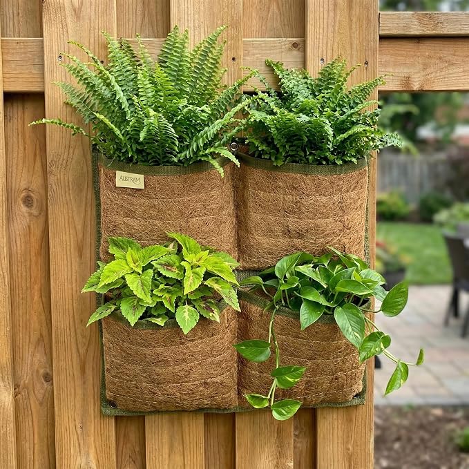 Vertical Garden Planter, 4 Pocket, Vertical Planter, wall planters - Image 7