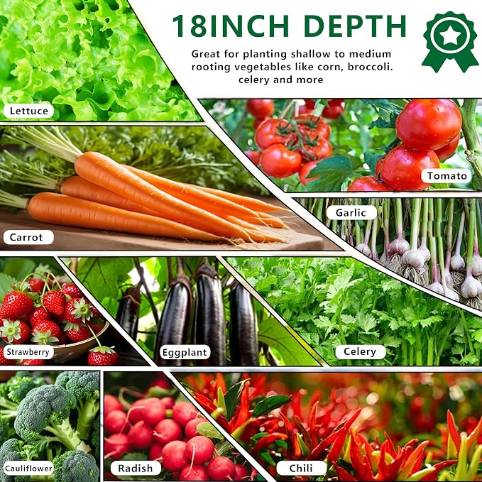 8x4x1.5FT Galvanized Raised Garden Bed, Vegetable Boxes-Rectangle Metal Flower - Image 5
