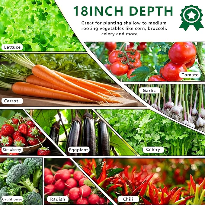 12x4x1.5FT Galvanized Raised Garden Bed, Vegetable Boxes-Rectangle Metal Flower - Image 5