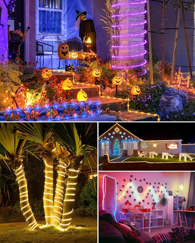 Minetom Color Changing Rope Lights Outdoor - Image 5