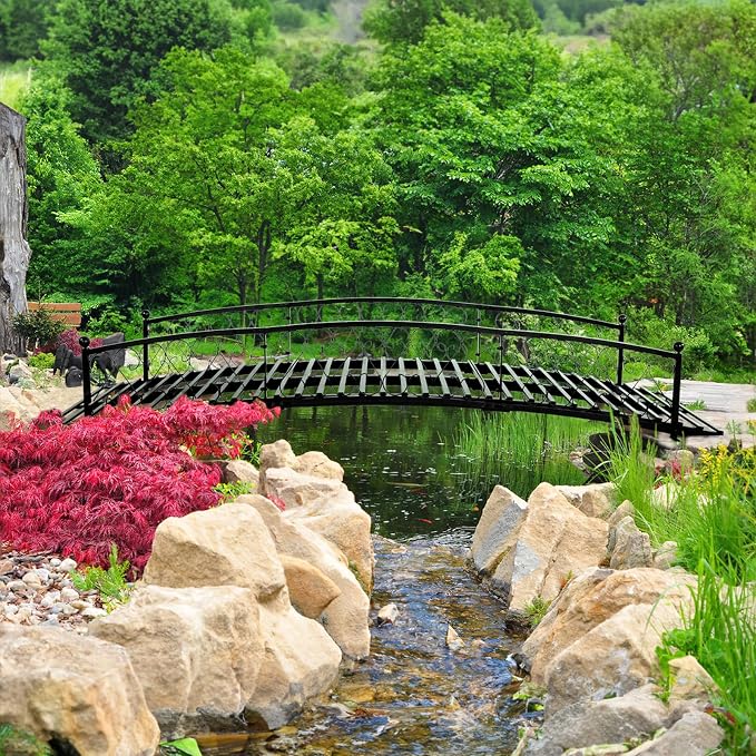 Garturects Metal Garden Bridge 8 FT - Image 6