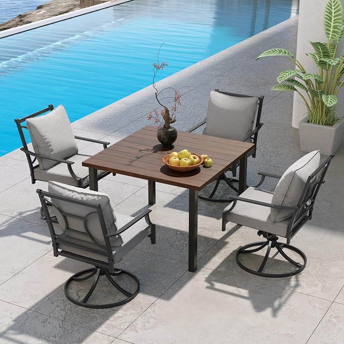 Grand patio 5-Piece Patio Dining Set by GrandPatio