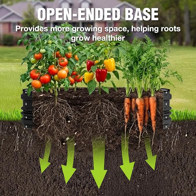 WORKPRO 2PK 4x2x1ft Outdoor Galvanized Raised Garden Bed Kit, Rust & Corrosion - Image 5