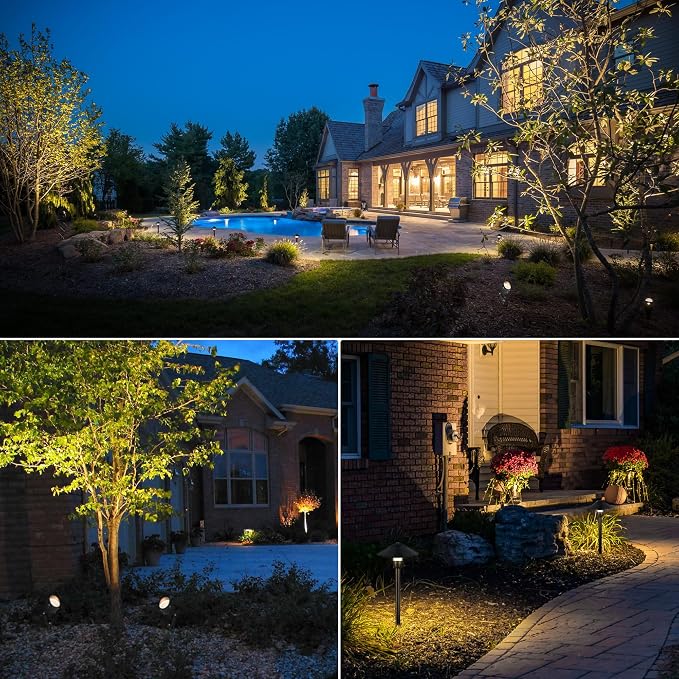 SUNVIE LED Low Voltage Landscape Lighting 12V Landscape Lighting Kit - Image 6