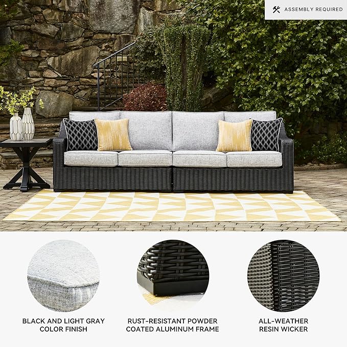 Signature Design by Ashley Beachcroft Casual Nuvella Weather Resistant Fabric - Image 4