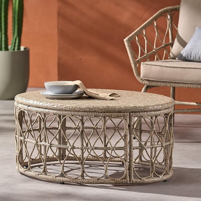 Christopher Knight Home Bruce Outdoor Coffee Table - Image 2