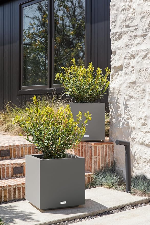 Veradek Block Series Cube Plastic Planter - Image 5