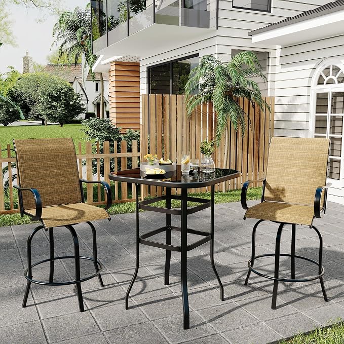 31.5 Inch Outdoor Patio Bar Table - Image 2