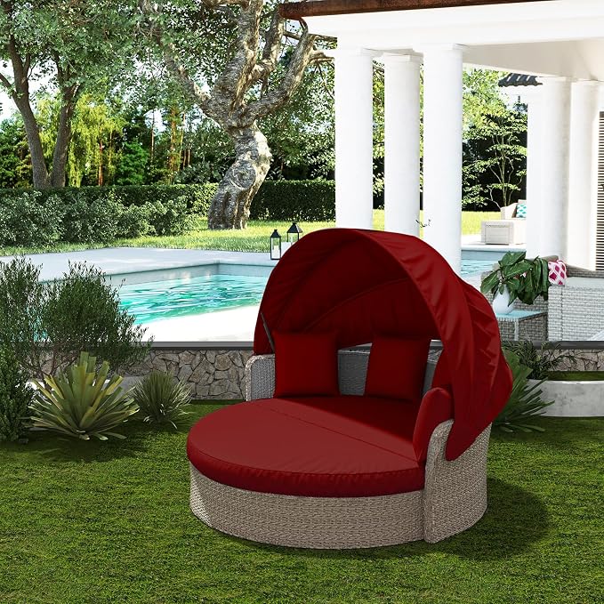 Outdoor Daybed Cushion Cover, Outdoor Waterproof and Fade-Resistant Sun Bed - Image 6