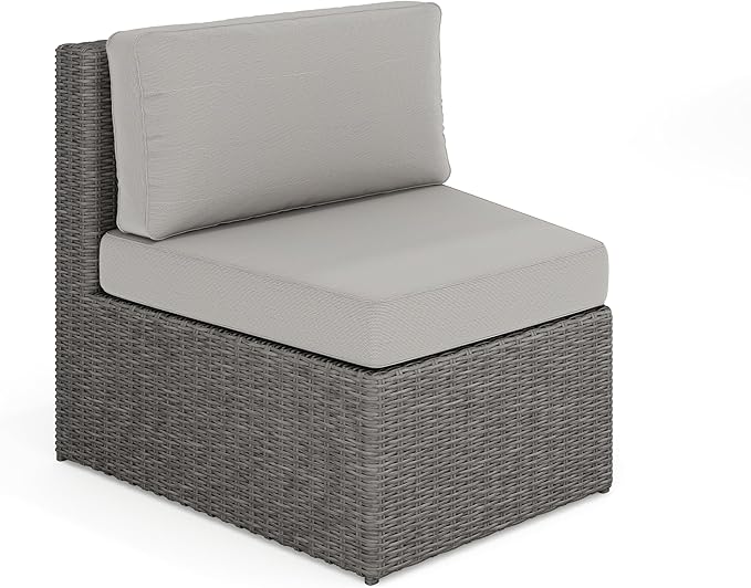 Martha Stewart Bedford Indoor-Outdoor Modular Patio Curved Sectional Sofa Seat by MarthaStewart
