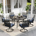 Sophia and William Swivel Patio Dining Set by SophiaWilliam