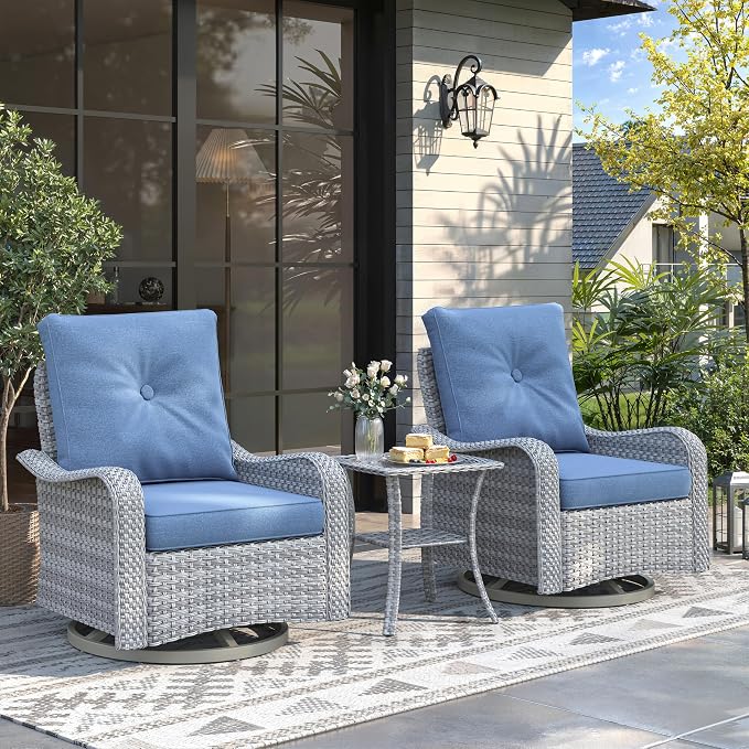 2-Seat Modern Patio Furniture Set - Image 5