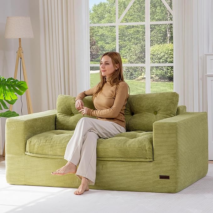 MAXYOYO 63" Loveseat Sofa Couch by MAXYOYO