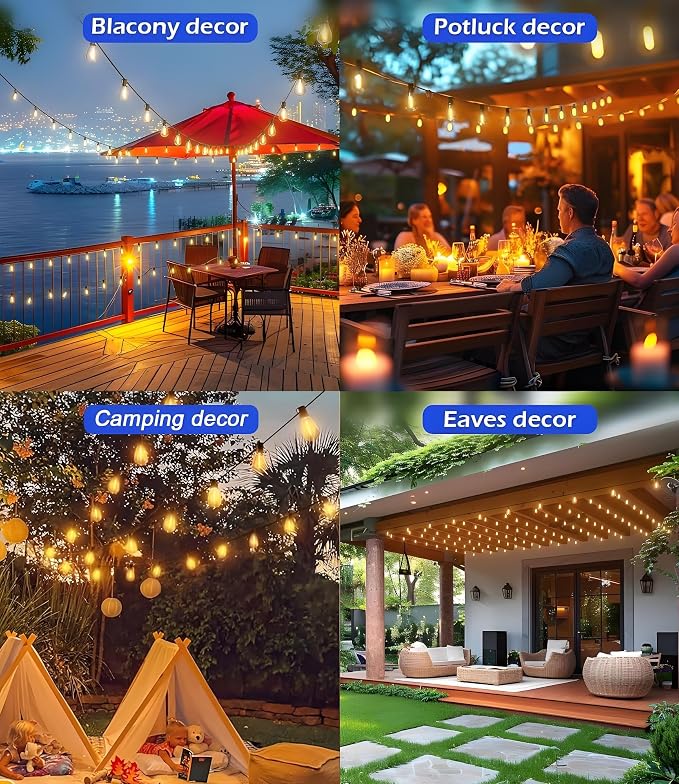 Tenmiro 100FT LED Outdoor String Lights - Image 7