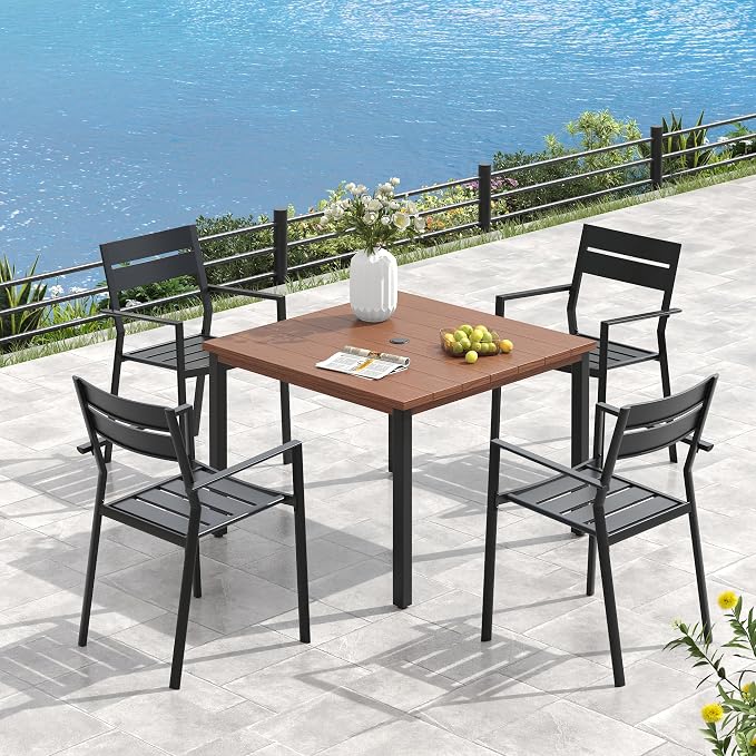 VICLLAX Square Patio Dining Table - Image 2