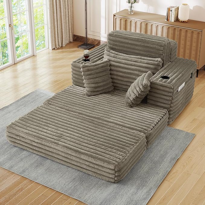 5-In-1 Oversized Chaise Lounge Chair Indoor - Image 9