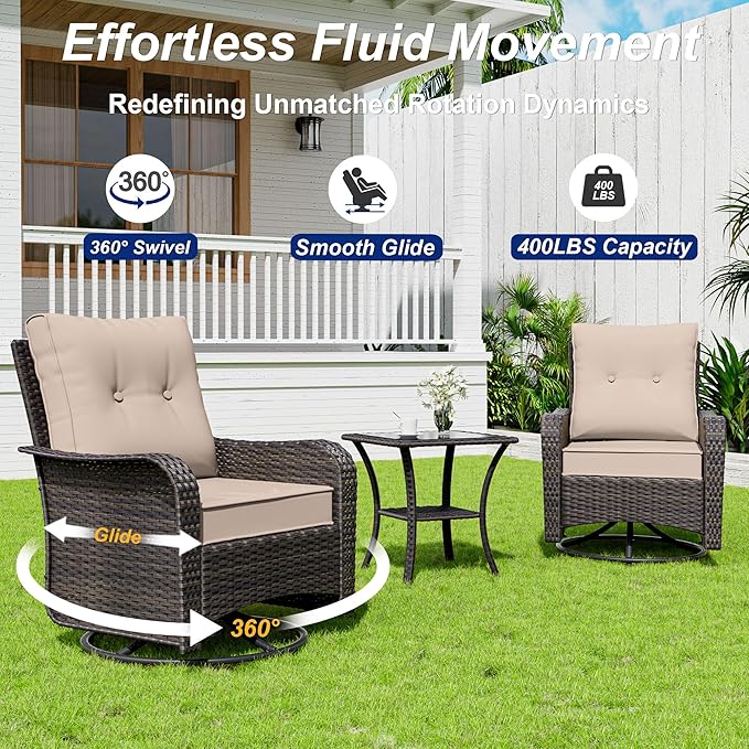 9 Pieces Patio Furniture Set - Image 3