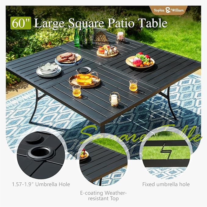 Sophia & William Patio Dining Set - Image 6