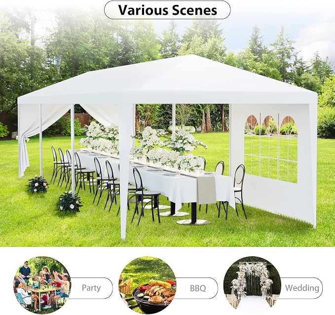 Smartxchoices 10' x 30' Outdoor Waterproof Gazebo Canopy Tent - Image 5