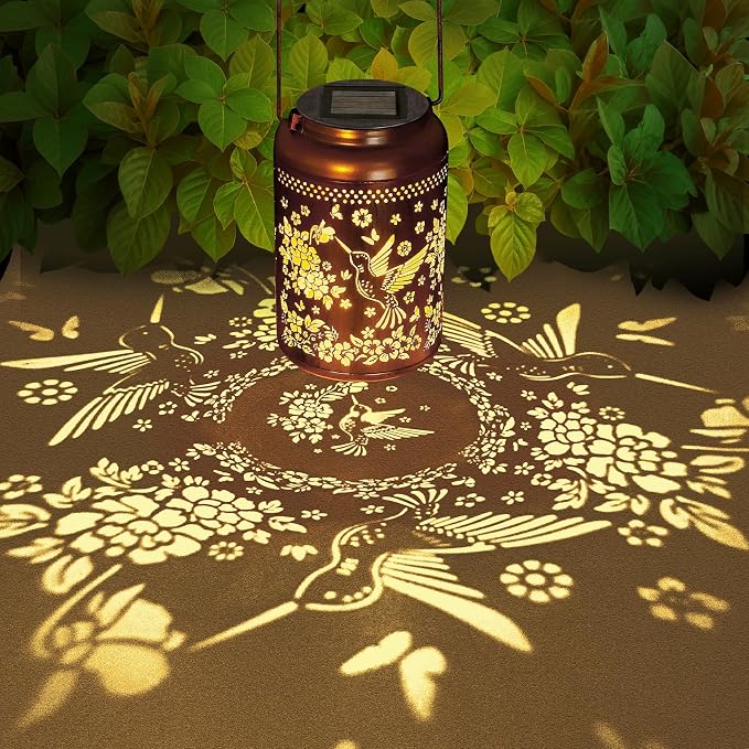 Hummingbird Solar Lanterns Outdoor, Birthday Gifts - Image 3