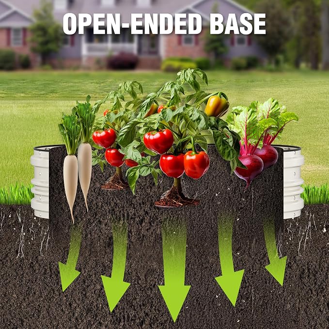 WORKPRO 4x2x1ft Galvanized Raised Garden Bed Set, Rust & Corrosion Protection - Image 3