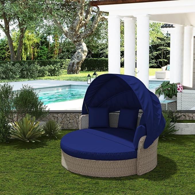 Outdoor Daybed Cushion Cover, Outdoor Waterproof and Fade-Resistant Sun Bed - Image 6