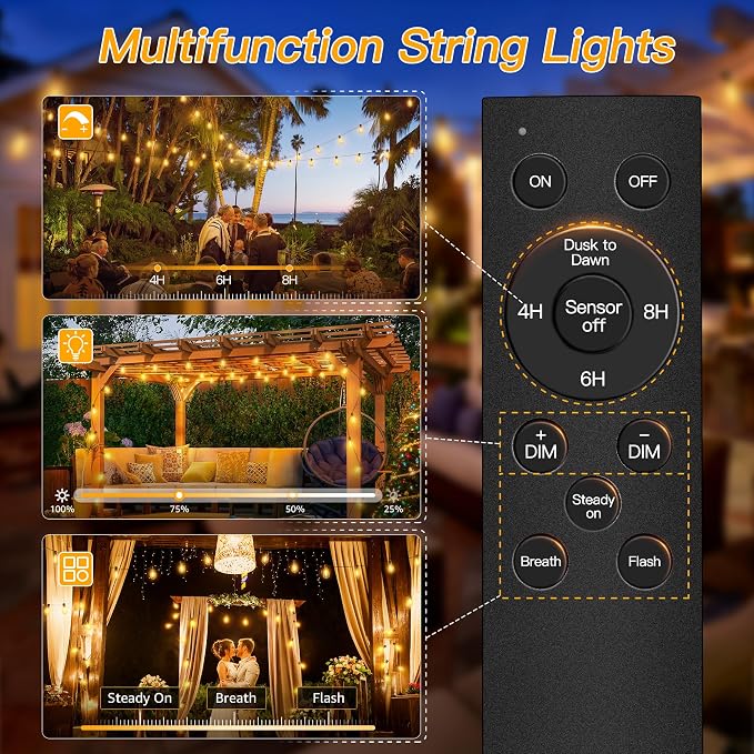 Ollny S11 50FT Outdoor String Lights - Image 2