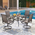PHI VILLA 5 PCS Patio Dining Set by PHIVILLAThepioneerofcomfortablehouseholdsupplies