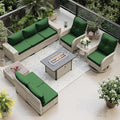 10-Piece Outdoor Patio Furniture Set by MuphyersPatioFurniture