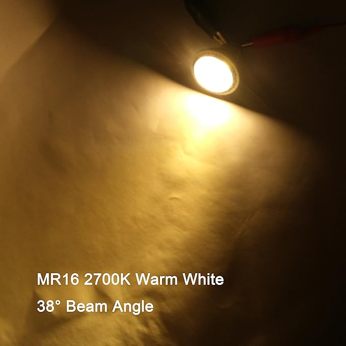 ALIDE MR16 Led Bulbs 5W Replace 20W 35W Halogen Equivalent, 2700K Soft Warm - Image 4